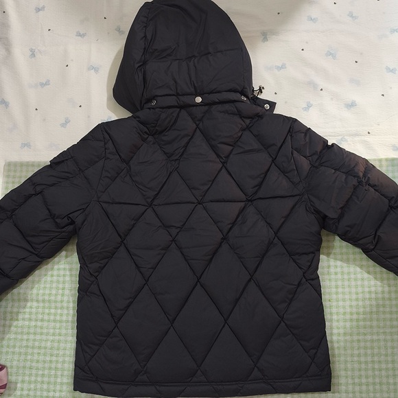Moncler Black Diamond-Quilted Down Jacket - Picture 12 of 12